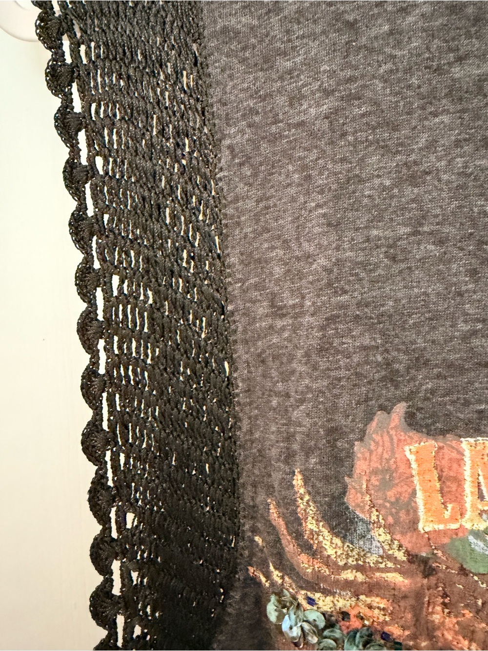 Free People Las Vegas Nevada Embellished Graphic Tank Top Size Large - Picture 5 of 9
